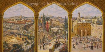 Jerusalem I. by Venyamin Zaslavsky