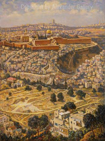 Jerusalem. by Venyamin Zaslavsky