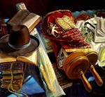 Still Life With Hat And The Torah by Alex Levin