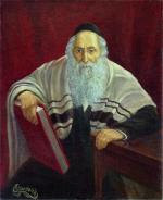 Portrait of Hasid. by Victor Brindatch