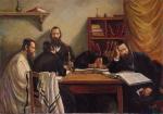 Torah Study III. by Victor Brindatch