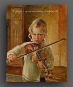 The Boy With Violin. by H. Weiss
