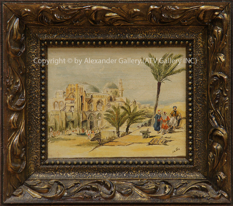 Old Jerusalem.David Roberts by Rachel Paz.. 