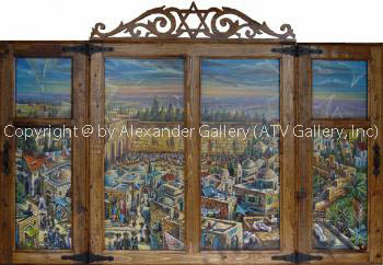 Jerusalem Window by Alex Levin