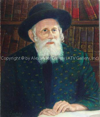 Bobov Rabbi. by Victor Brindatch