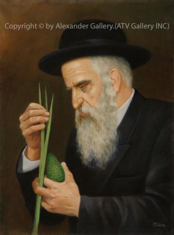 Chasid With Lulav by Talko